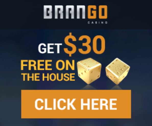 Get $30 Free at Brango Casino
