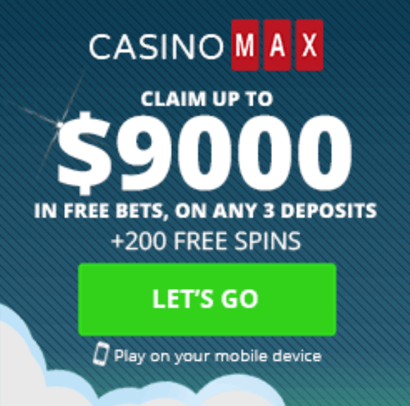 Get 300% Extra at Casino Max