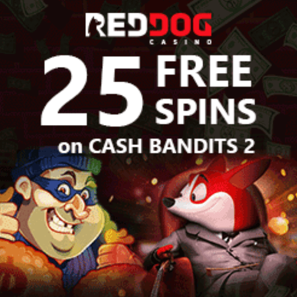 Red Dog Online Casino - 25 Free Spins