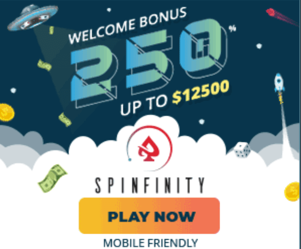 Spinfinity Online Casino - 250% Welcome Bonus