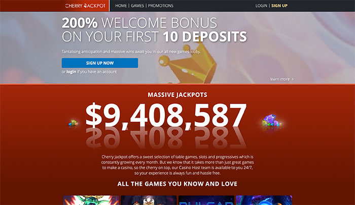 Cherry Jackpot Online Casino