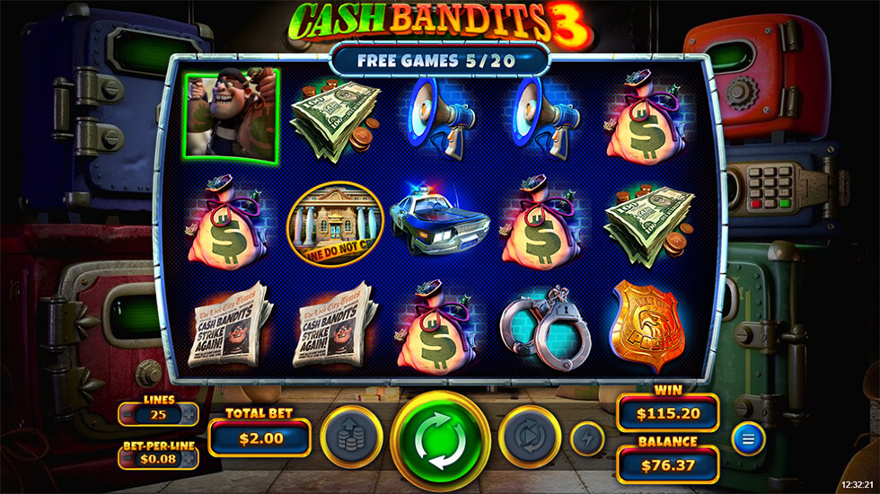 Cash Bandits 3 Slot