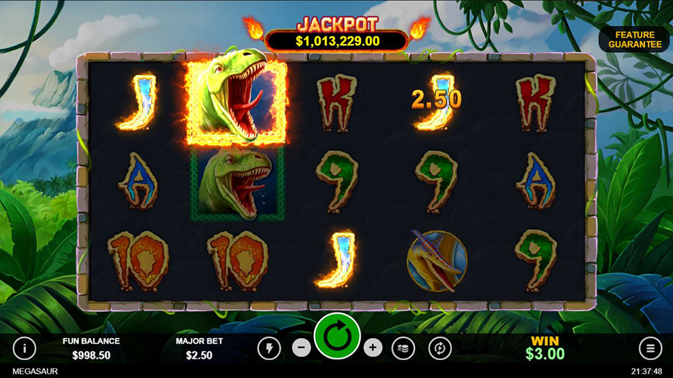 Megasaur Slot Jackpot