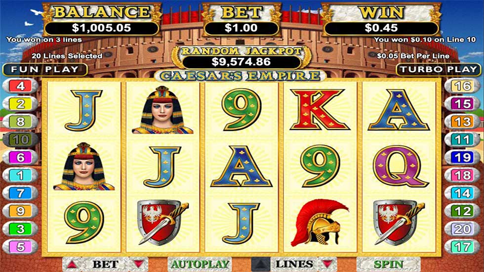 Caesar's Empire Slot Machine