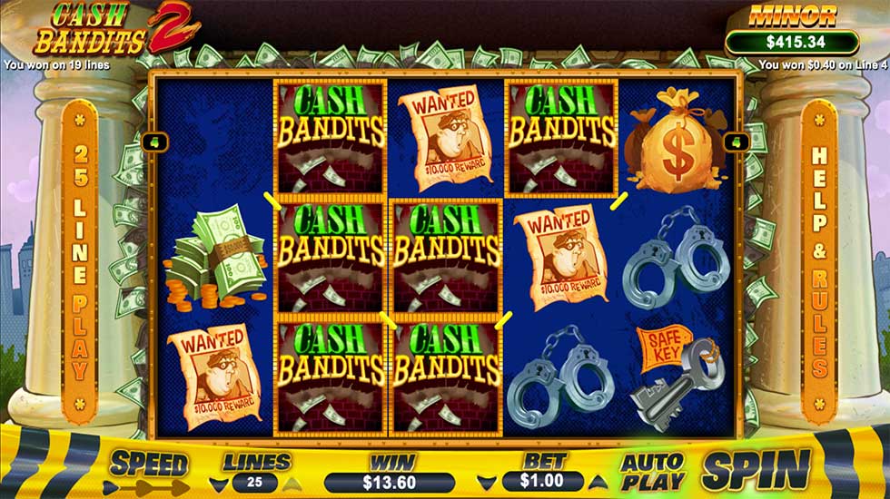 Cash Bandits 2 Slot Machine