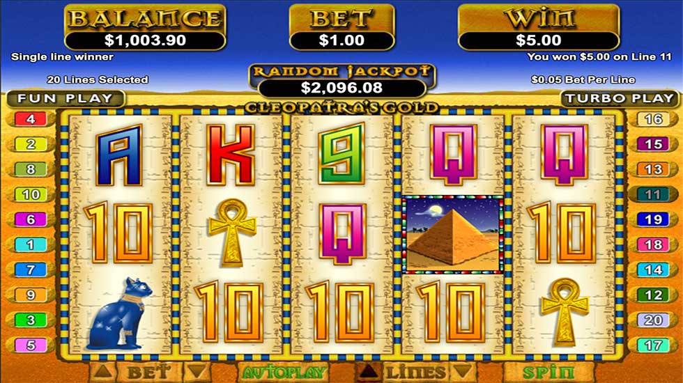 Cleopatra's Gold Slot Machine