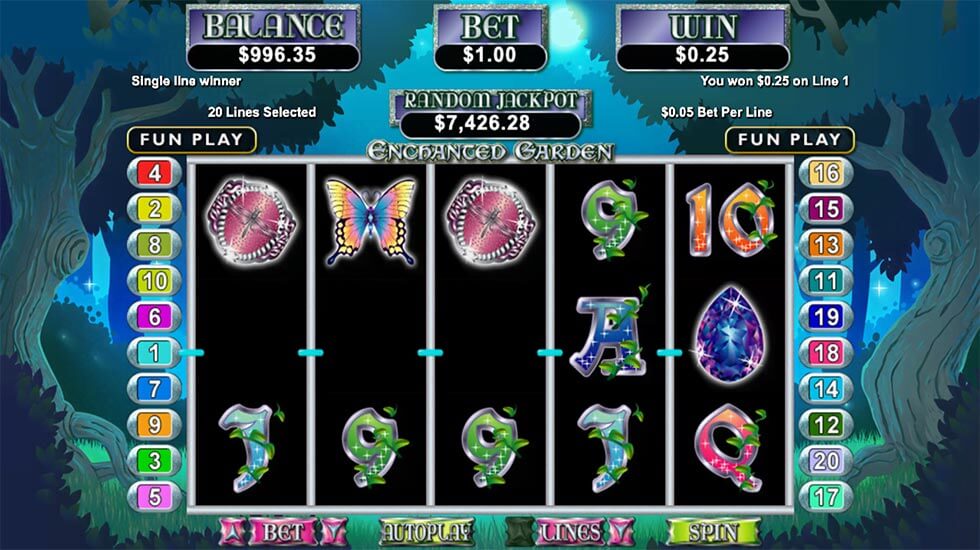 Enchanted Garden Slot Gameplay