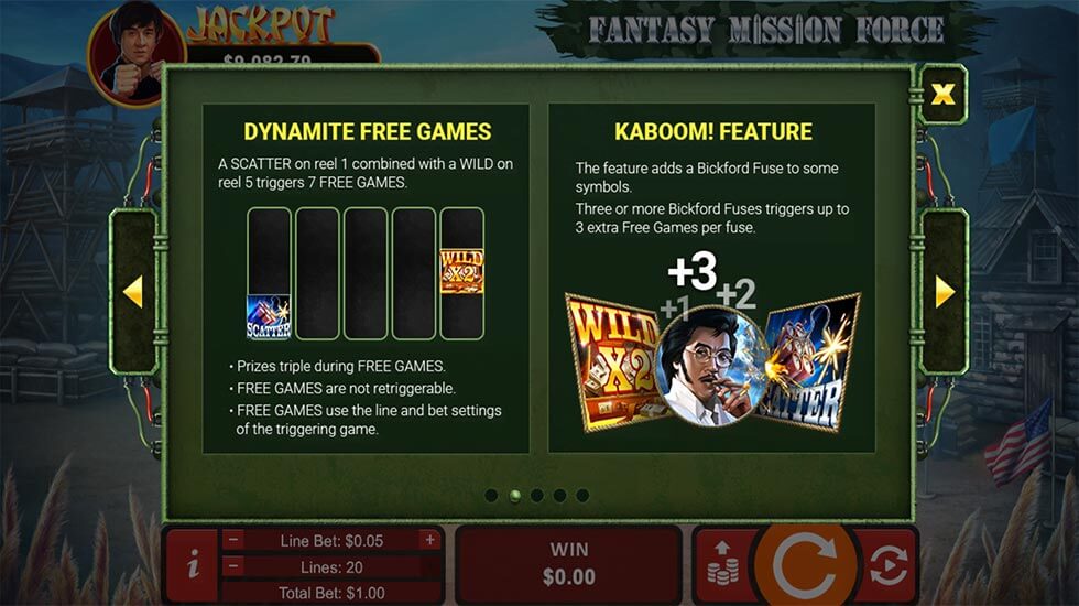 Fantasy Mission Force Slot Features