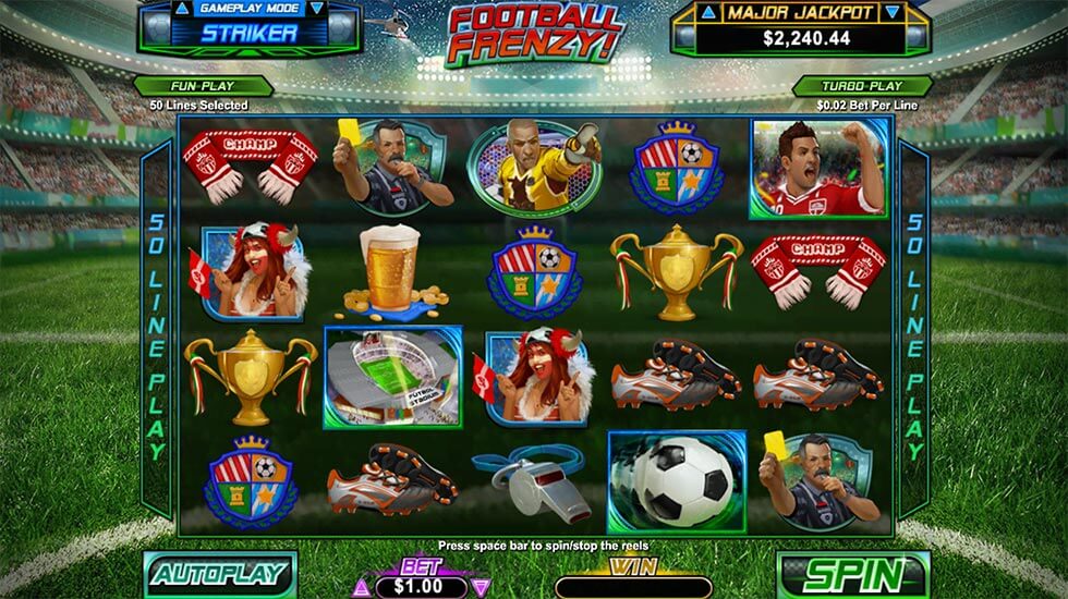 Football Frenzy Slot Gameplay