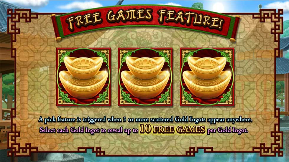 God of Wealth Slot Feature
