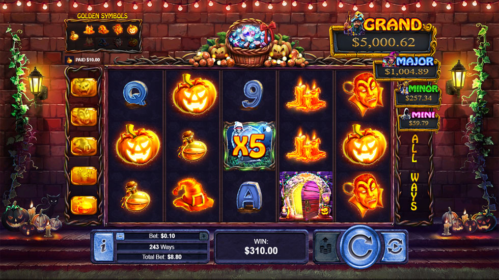 Play Halloween Treasures RTG Slot