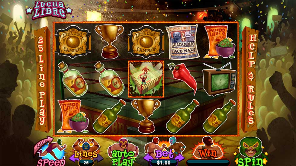 Lucha Libre Slot Gameplay