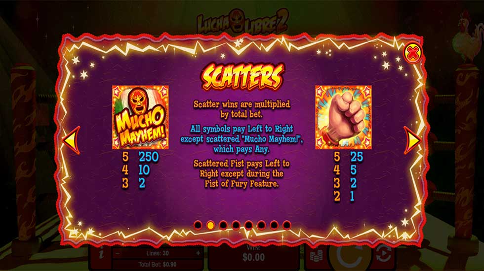 Lucha Libre 2 Slot Features