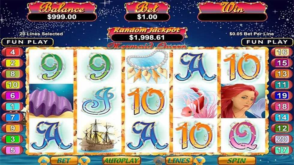 Mermaid Queen Slot Gameplay