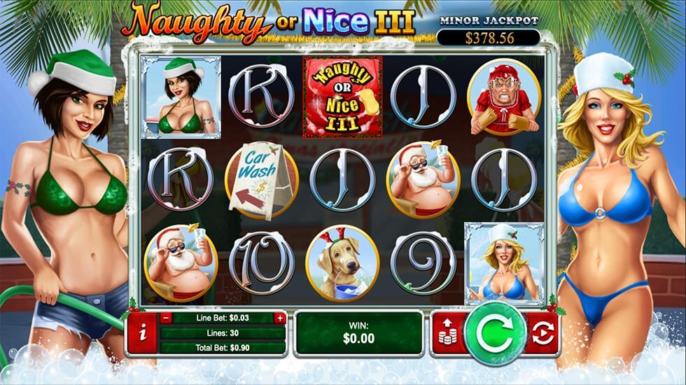 Naughty or Nice 3 Slot Gameplay