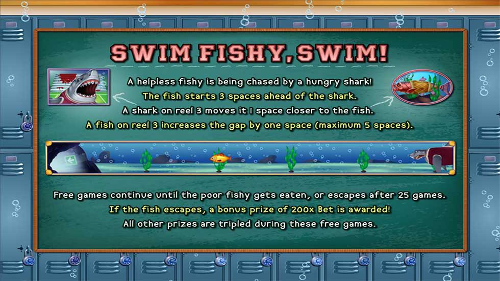 Shark School Slot Feature