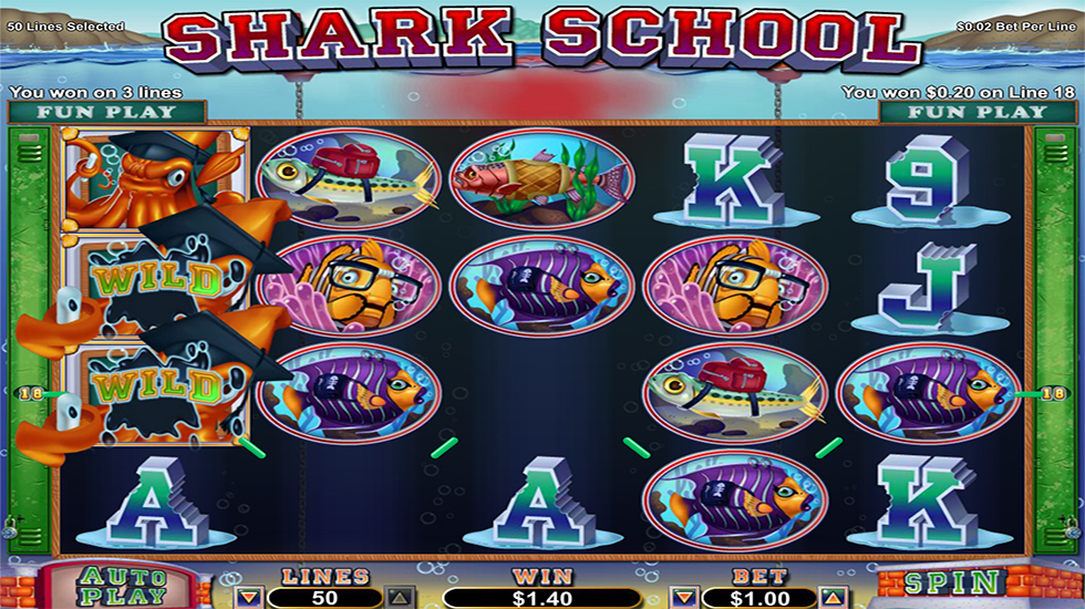 Shark School Slot Machine