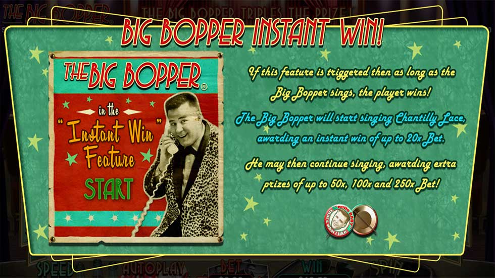 The Big Bopper Slot Feature