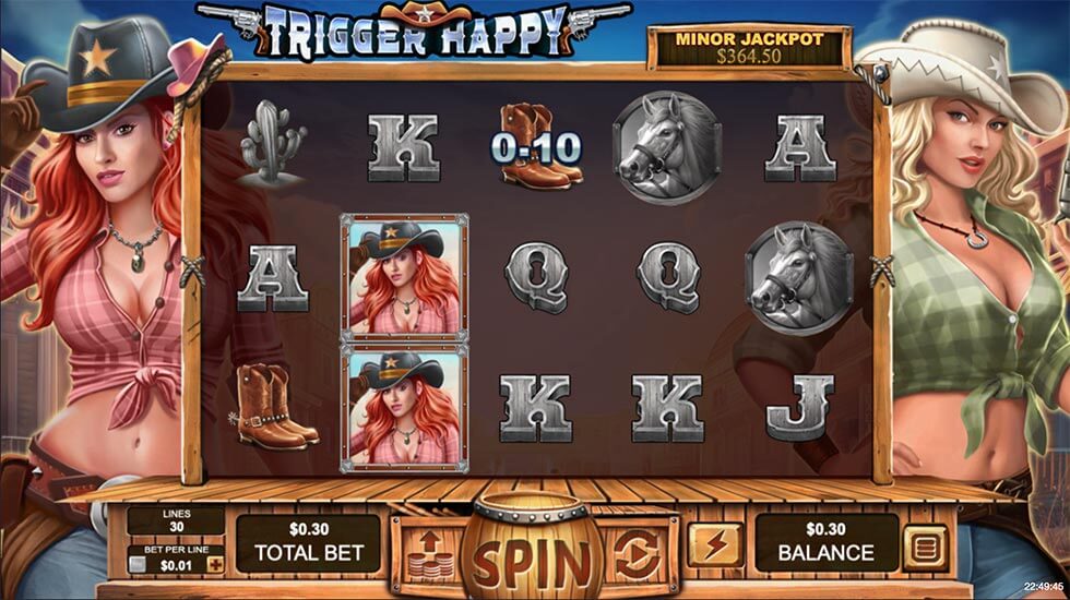 Trigger Happy Slot Gameplay